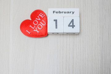 Heart love you 14 february