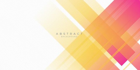 Fresh Orange Yellow Rectangle Line Abstract Background Presentation Vector Illustration