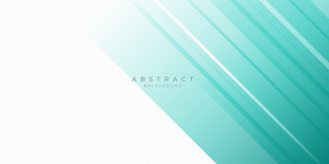 Modern Dark Green Turquoise Grey White Line Abstract Background for Presentation Design Template. Suit for corporate, business, wedding, and beauty contest.