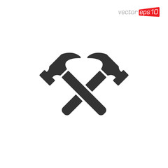 Hammer Icon Design Illustration Vector