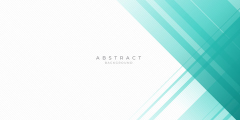 Modern Dark Green Turquoise Grey White Line Abstract Background for Presentation Design Template. Suit for corporate, business, wedding, and beauty contest.