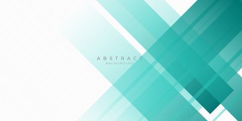 Modern Dark Green Turquoise Grey White Line Abstract Background for Presentation Design Template. Suit for corporate, business, wedding, and beauty contest.