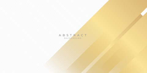 Gold Yellow White Box Rectangle Abstract Background Vector Presentation Design