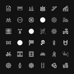 Editable 36 motion icons for web and mobile