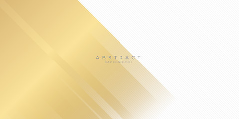 Gold Yellow White Box Rectangle Abstract Background Vector Presentation Design