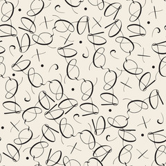 seamless monochrome abstract fabric from line pattern background