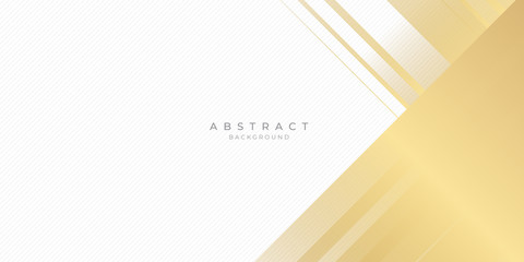 Gold Yellow White Box Rectangle Abstract Background Vector Presentation Design