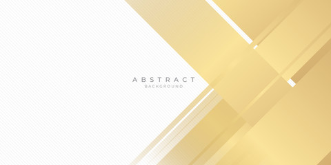 Gold Yellow White Box Rectangle Abstract Background Vector Presentation Design