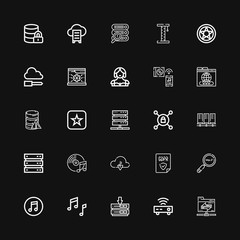 Editable 25 server icons for web and mobile