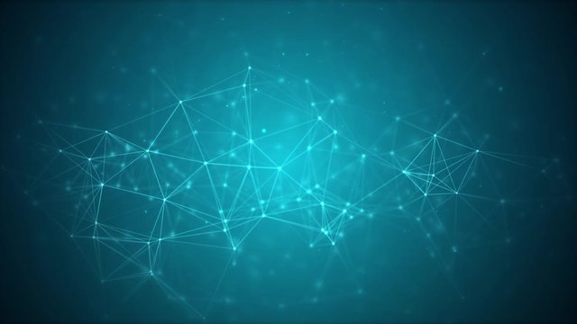 Abstract network background,Digital business technology concept,Line dots presentation concept.