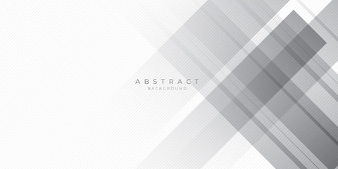 Fototapeta premium White Grey Silver Box Rectangle Abstract Background Vector Presentation Design