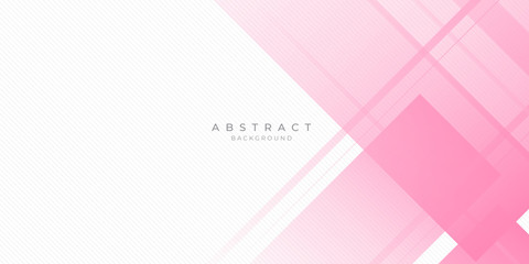 Pink white abstract background geometry shine and layer element vector for presentation design. Suit for business, corporate, institution, party, festive, seminar, and talks. 