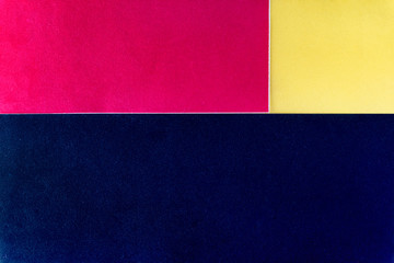 Fototapeta premium background of geometric shapes of red, blue and yellow stacked together