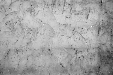 dirty cement wall background, gray concrete floor
