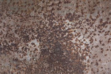 old texture of an iron rusty wall