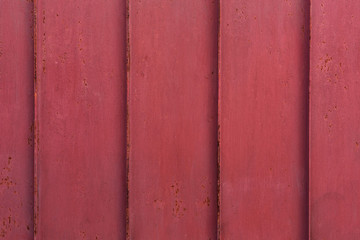red wooden fence