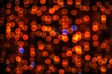 Golden abstract bokeh.