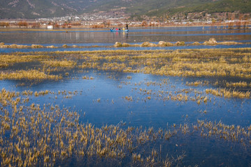 the landscape in lijiang,china