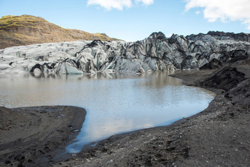 Solheimajokull Glacier, Iceland