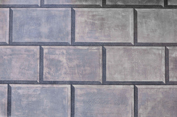 Obraz premium background with gray brick wall