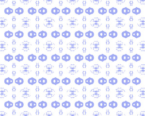 Seamless vector pattern in ornamental style. Geometric desing texture for wallpaper and gifts.