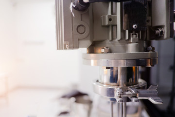 Cropped shot view the equipments Industrial in industry company.