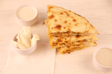 Butter Chicken Stuffed Naan