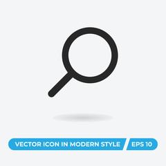 Search vector icon, simple sign for web site and mobile app.