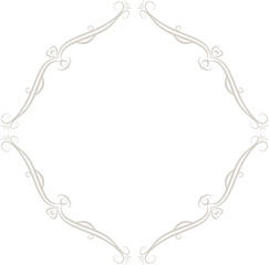 White Diamond antique pattern frame