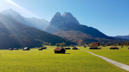Blick zum Waxenstein