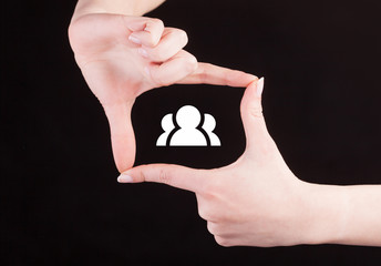 Business, Technology, Internet and network concept. Hr Solutions.