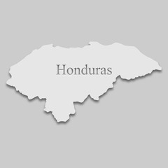 map of Honduras