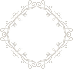 White Diamond antique pattern frame