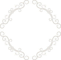 White Diamond antique pattern frame