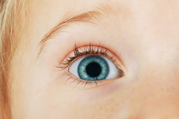 a eyes four year old girl