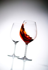 glass of red wine