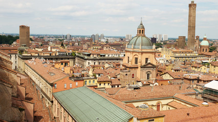 Blick auf Bologna