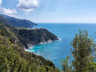 Fototapeta na wymiar Liguria e 5 terre