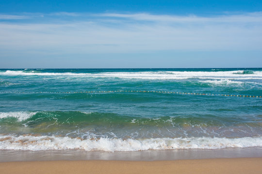 Agva beach on the Black Sea coast in the Sile district of Istanbul province, Turkey.