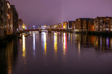 Fototapeta premium Nighty Trondheim