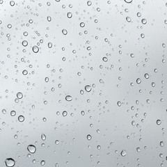 water drop on glass window texture background