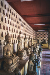Fototapeta premium Buddha statue at temple