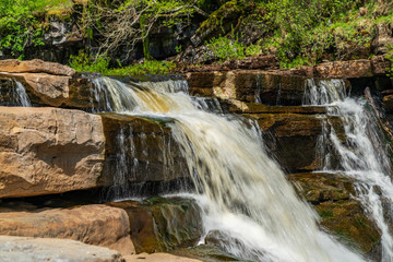 Obraz premium The Kisdon Force near Keld, North Yorkshire, England, UK