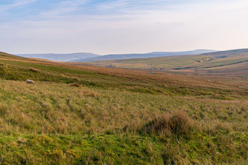 Obraz premium Yorkshire Dales landscape near West Stonesdale, North Yorkshire, England, UK