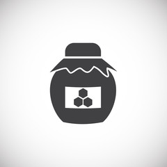 Autumn related icon on background for graphic and web design. Simple illustration. Internet concept symbol for website button or mobile app