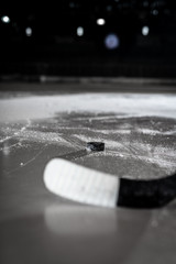 Hokej na lodzie - ferie zimowe - obrazy, fototapety, plakaty