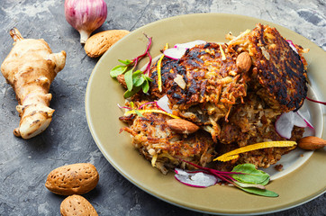 Dietary vegetable cutlets.