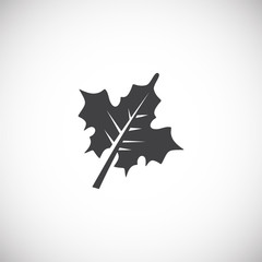 Autumn related icon on background for graphic and web design. Simple illustration. Internet concept symbol for website button or mobile app