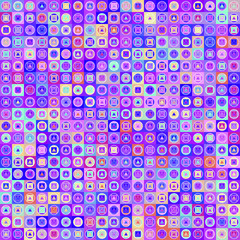 Abstract shapes compositions. Colorful Vector background