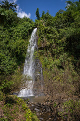 Fototapeta premium Kaeng Yuy waterfall at Vang Vieng , Laos. Southeast Asia.